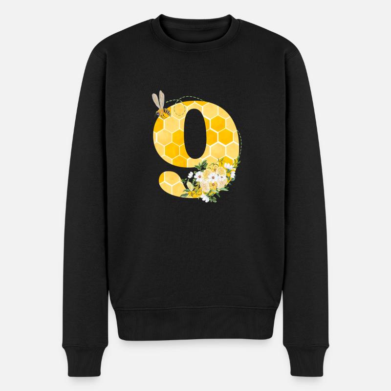 9e anniversaire abeille - Pull Premium bio Homme - noir