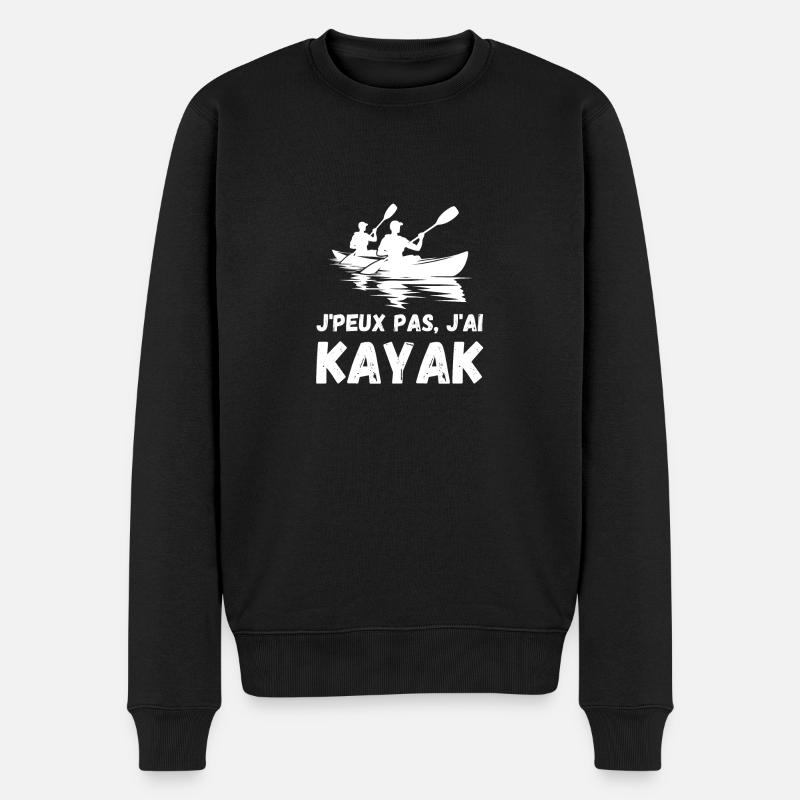 Canoë kayak - Pull Premium bio Homme - noir