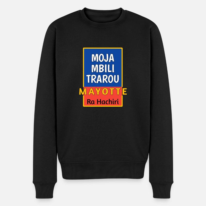 Mayotte2_rahachiri - Pull Premium bio Homme - noir