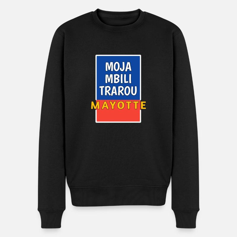 Mayotte1 - Männer Premium Bio Pullover - Schwarz