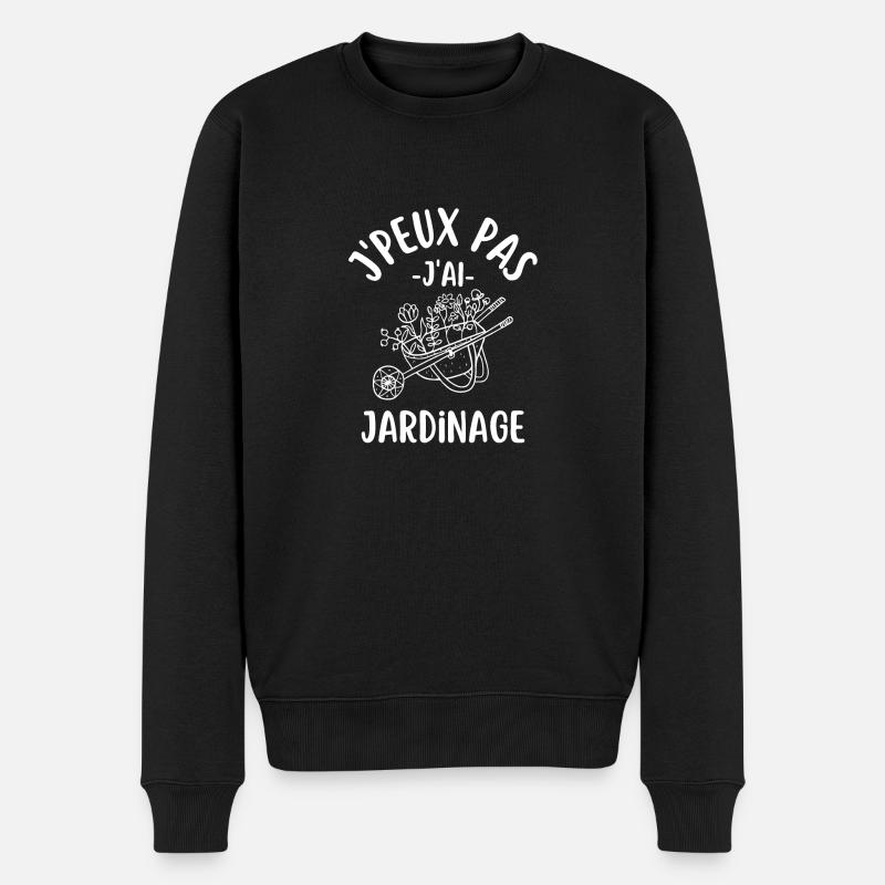 Jardinage plante - Pull Premium bio Homme - noir