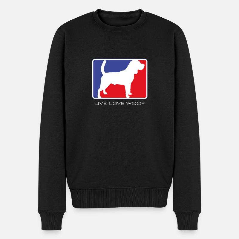 Chien Beagle T-shirt - Pull Premium bio Homme - noir