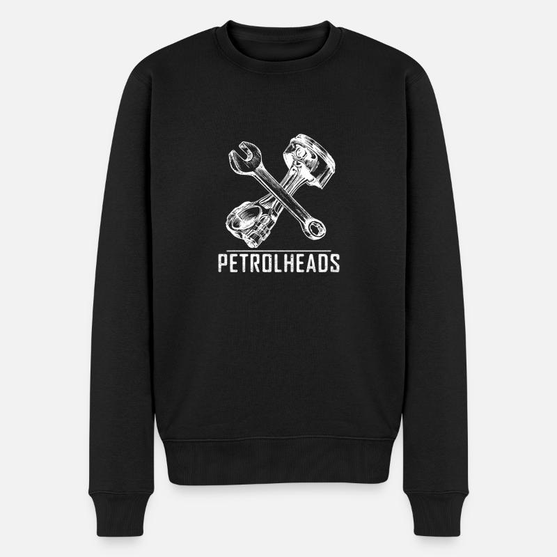 petrolheads - Pull Premium bio Homme - noir