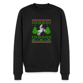 noël vilain dirtbike motorcross - Pull Premium bio Homme - noir - Devant - Nico (187cm)