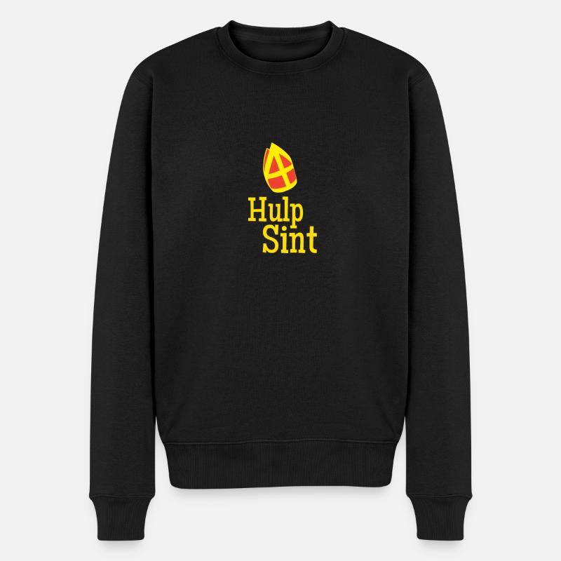 Hulp Sint Sinterklaas - Pull Premium bio Homme - noir