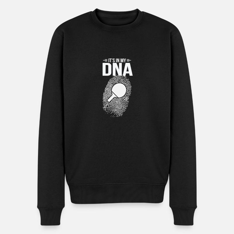Tennis de table si Born ADN cadeau - Pull Premium bio Homme - noir