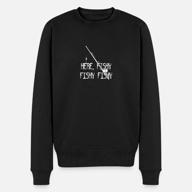 ICI FISHY Fishy Fishy - Pull Premium bio Homme - noir