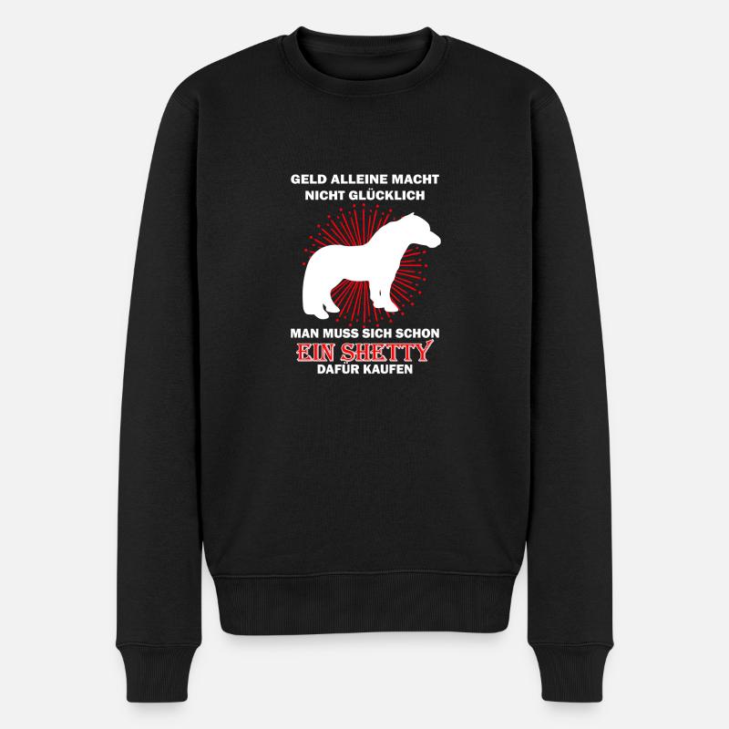 poney Shetland Shetty - Pull Premium bio Homme - noir