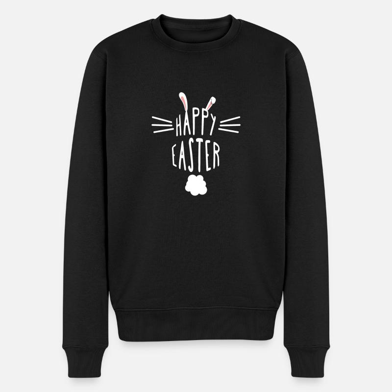Joyeuses Pâques - Pâques T-shirt - Cadeau de Pâques - Pull Premium bio Homme - noir