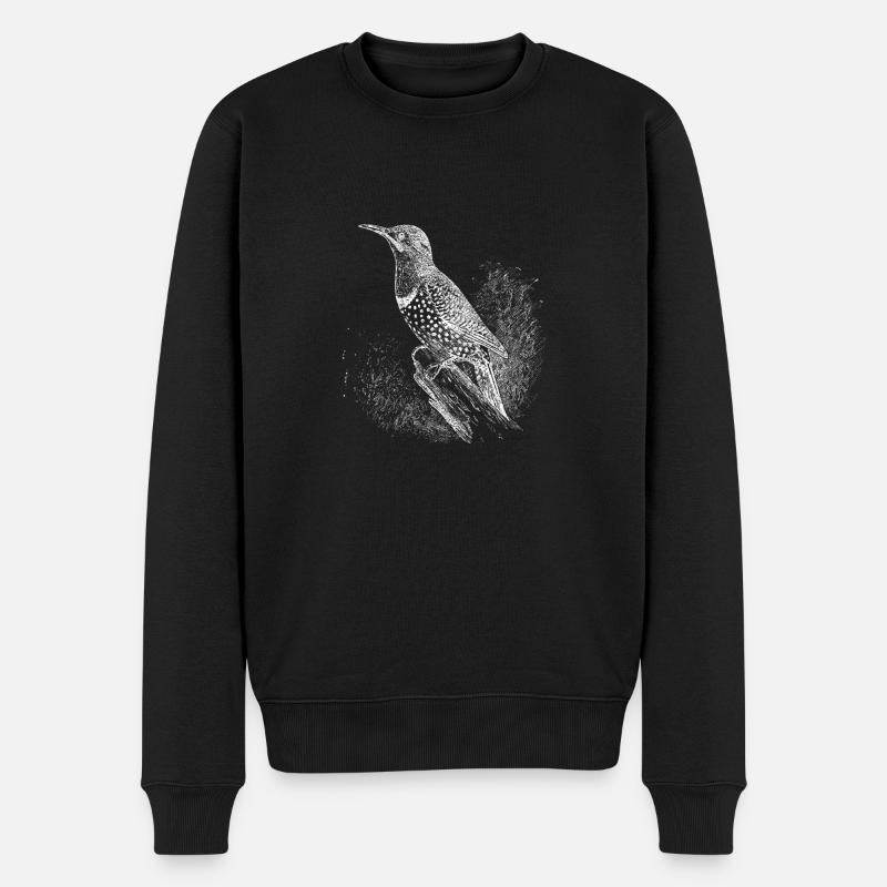 Geschenk Kolibri Vogel Vogelbesitzer Vögel - Männer Premium Bio Pullover - Schwarz