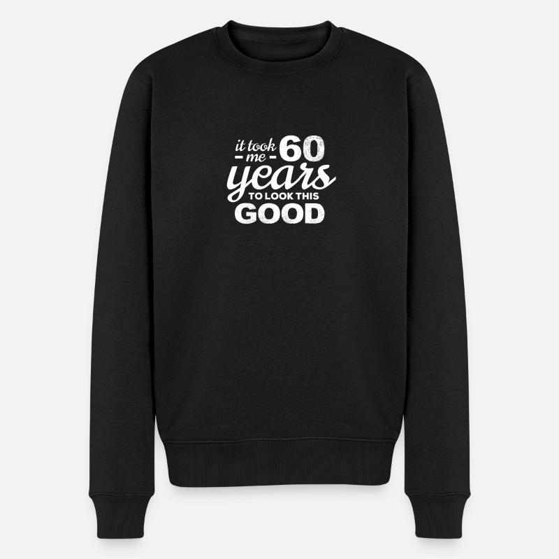 60 ans 60e anniversaire - Pull Premium bio Homme - noir