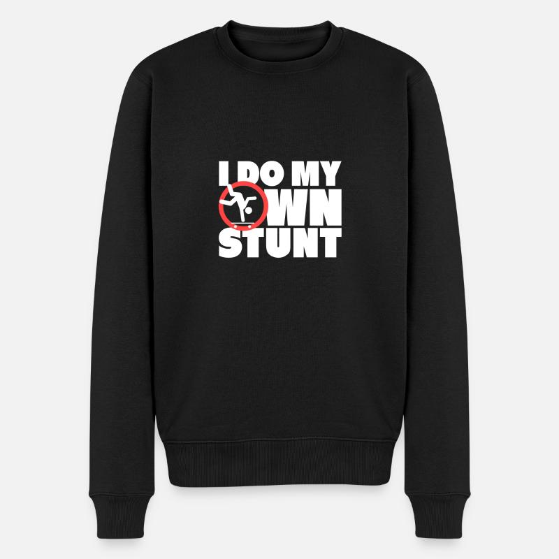 Je fais mon propre CASCADE - Pull Premium bio Homme - noir