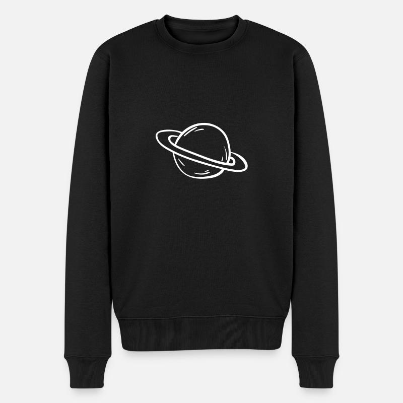 Saturn Planète Terre - Pull Premium bio Homme - noir
