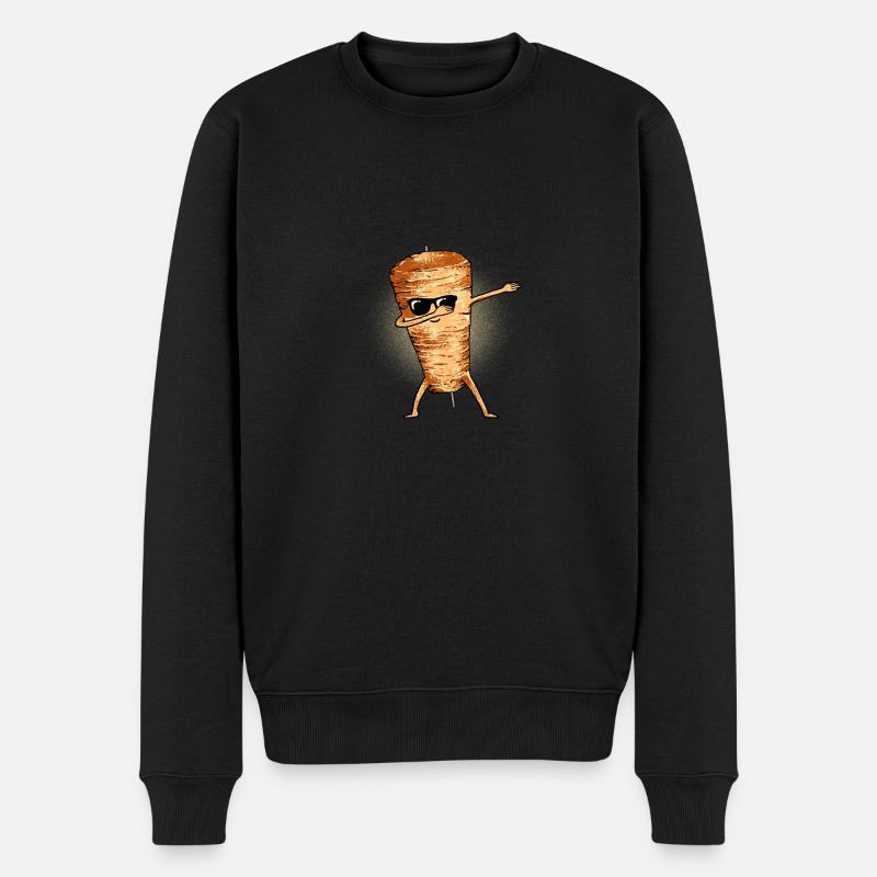 Dabbender Dönerspieß Döner Dab - Männer Premium Bio Pullover - Schwarz
