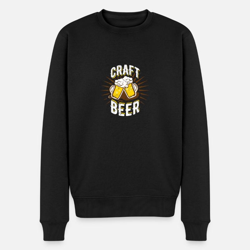 Bière artisanale - bière artisanale - Pull Premium bio Homme - noir