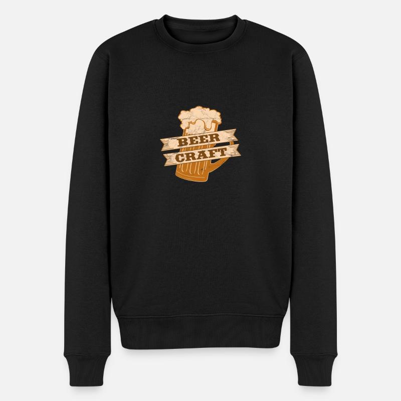 Beer Craft - Bière artisanale - Pull Premium bio Homme - noir