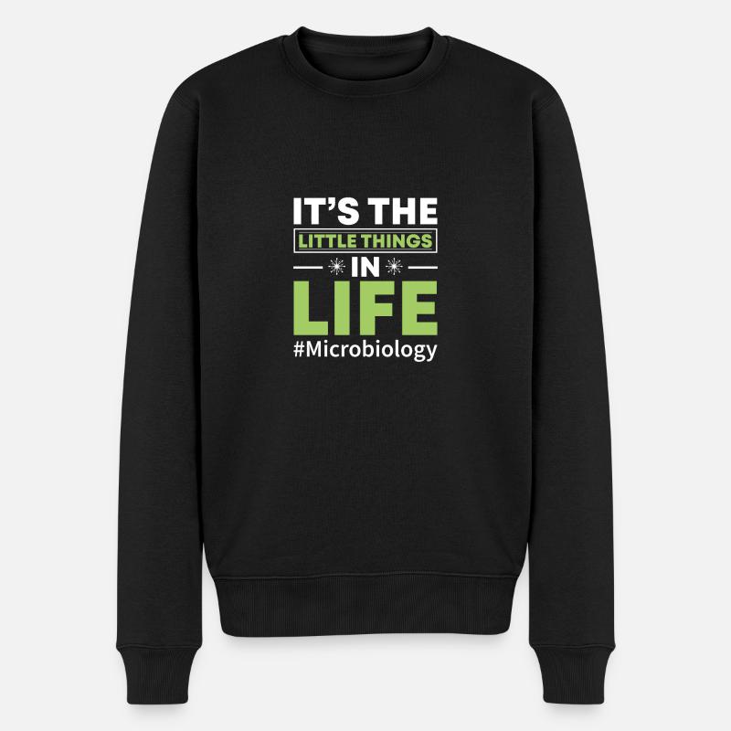 Science Microbiologie Microbiologiste - Pull Premium bio Homme - noir