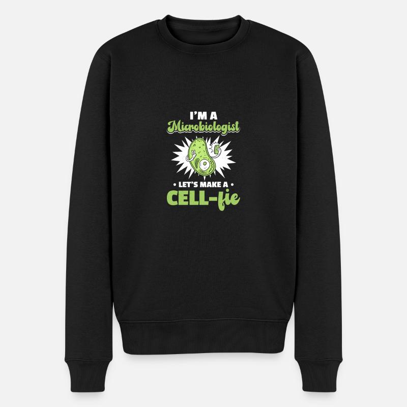 Science Microbiologie Microbiologiste - Pull Premium bio Homme - noir