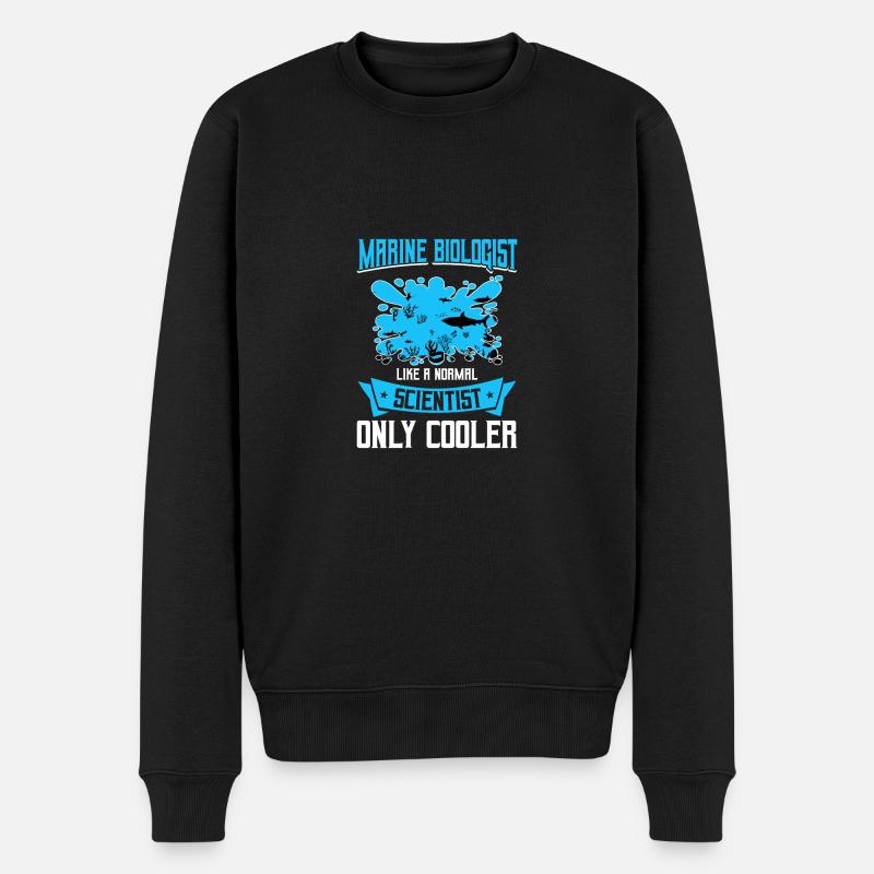 Meeresbiologe Meeresbiologie - Männer Premium Bio Pullover - Schwarz