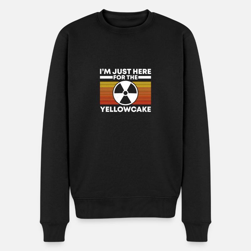 Nuklearmedizin Radioaktiver Nuklearingenieur - Männer Premium Bio Pullover - Schwarz