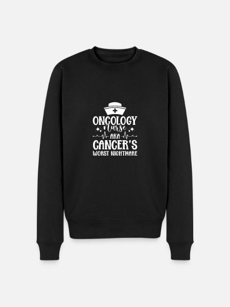 Onkologe Onkologieschwester - Männer Premium Bio Pullover - Schwarz