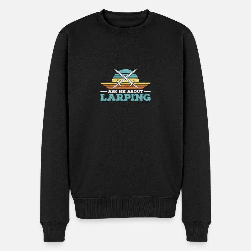 Fantasy-Rollenspiele Larp Larping - Männer Premium Bio Pullover - Schwarz