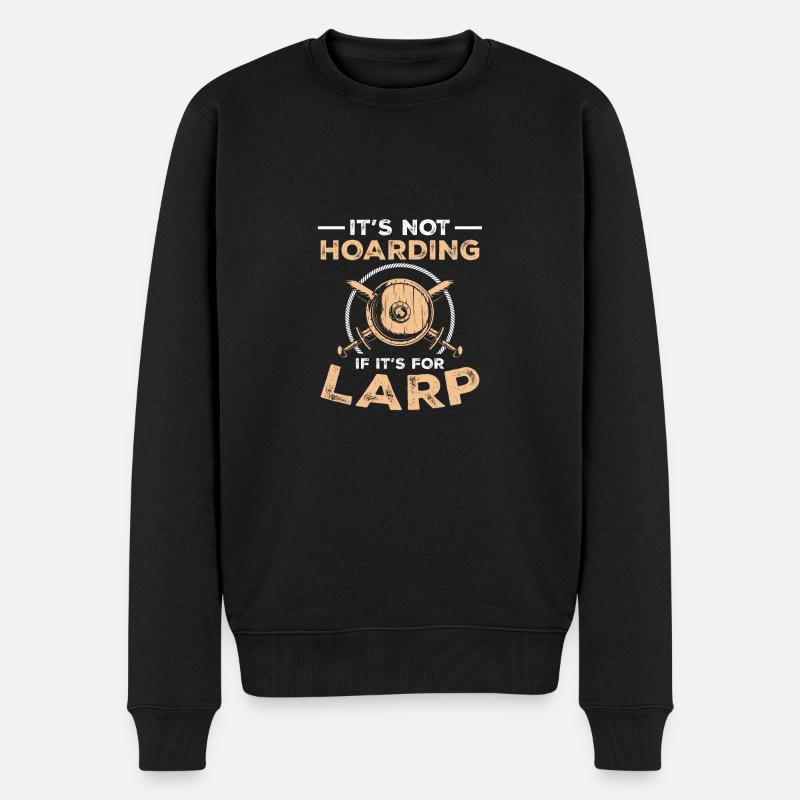 Fantasy-Rollenspiele Larp Larping - Männer Premium Bio Pullover - Schwarz