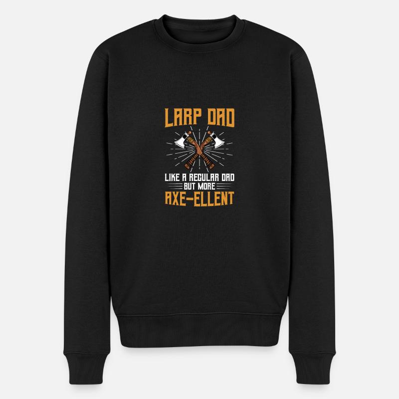 Fantasy-Rollenspiele Larp Larping - Männer Premium Bio Pullover - Schwarz