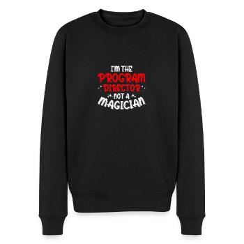 Director - Men's Premium Organic Jumper - black - Front - Nico (187cm)