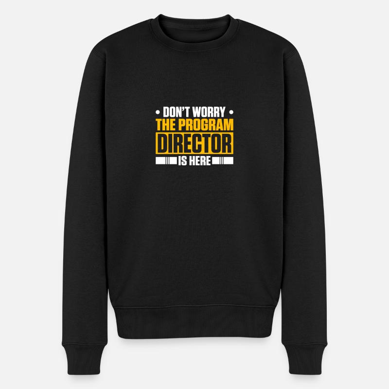 Programmdirektor - Männer Premium Bio Pullover - Schwarz