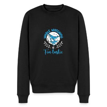 Seaworld Cetacean Orca Observation des baleines - Pull Premium bio Homme - noir - Devant - Nico (187cm)