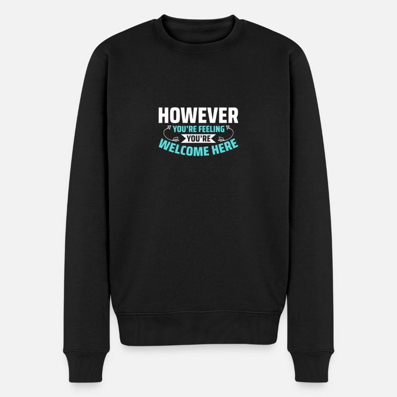 Psychologie Schulpsychologe - Männer Premium Bio Pullover - Schwarz