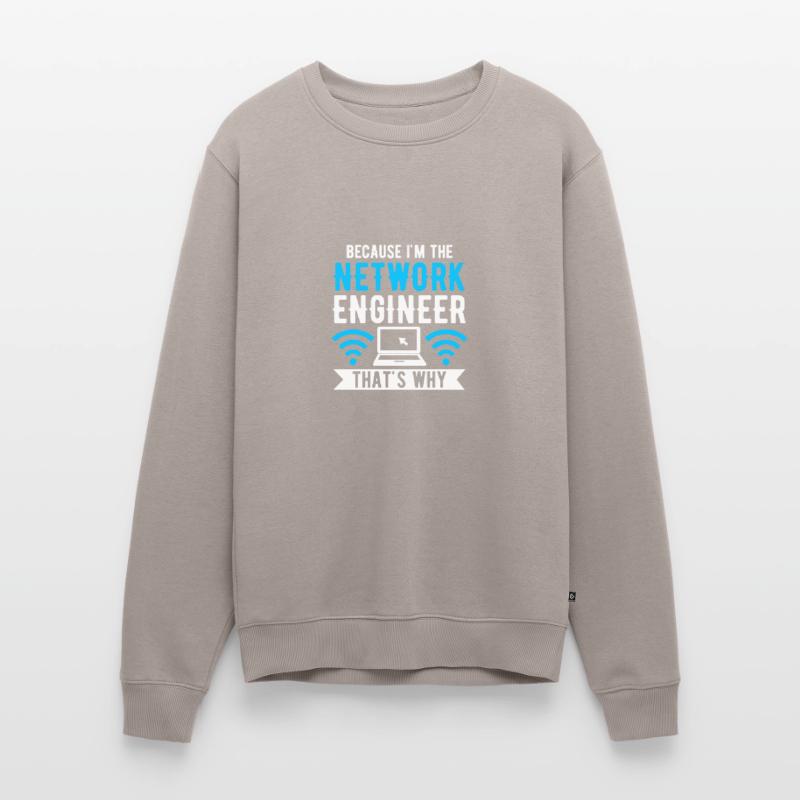 Computer Network Technology Network Engineer Men's Premium Organic Jumper