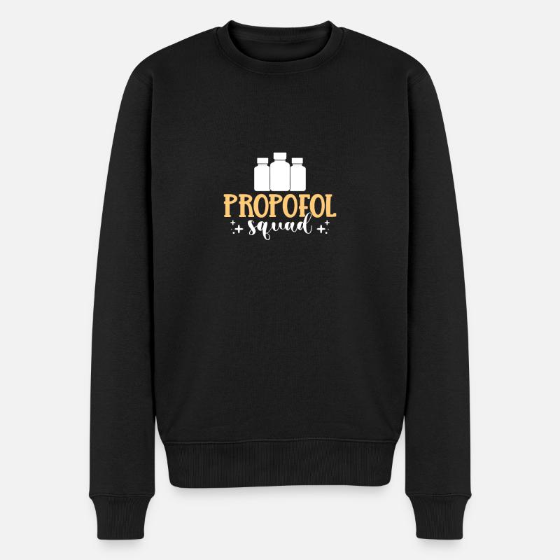 Anästhesist Anästhesiologie - Männer Premium Bio Pullover - Schwarz