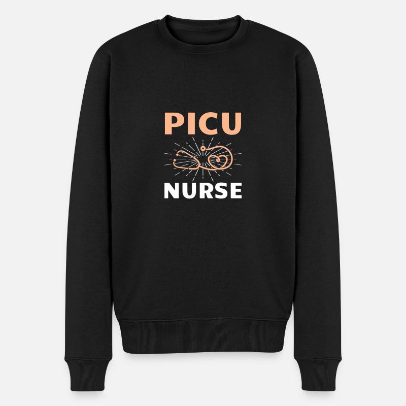 Infirmière pédiatrique Infirmière USIP - Pull Premium bio Homme - noir