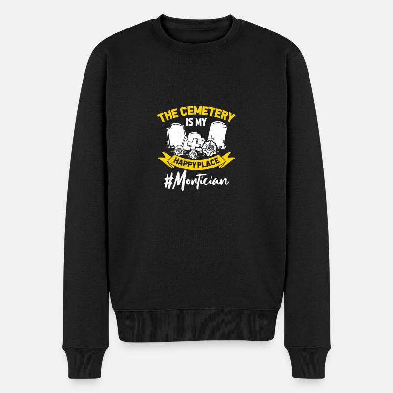 Bestatter Bestattungsunternehmer - Männer Premium Bio Pullover - Schwarz