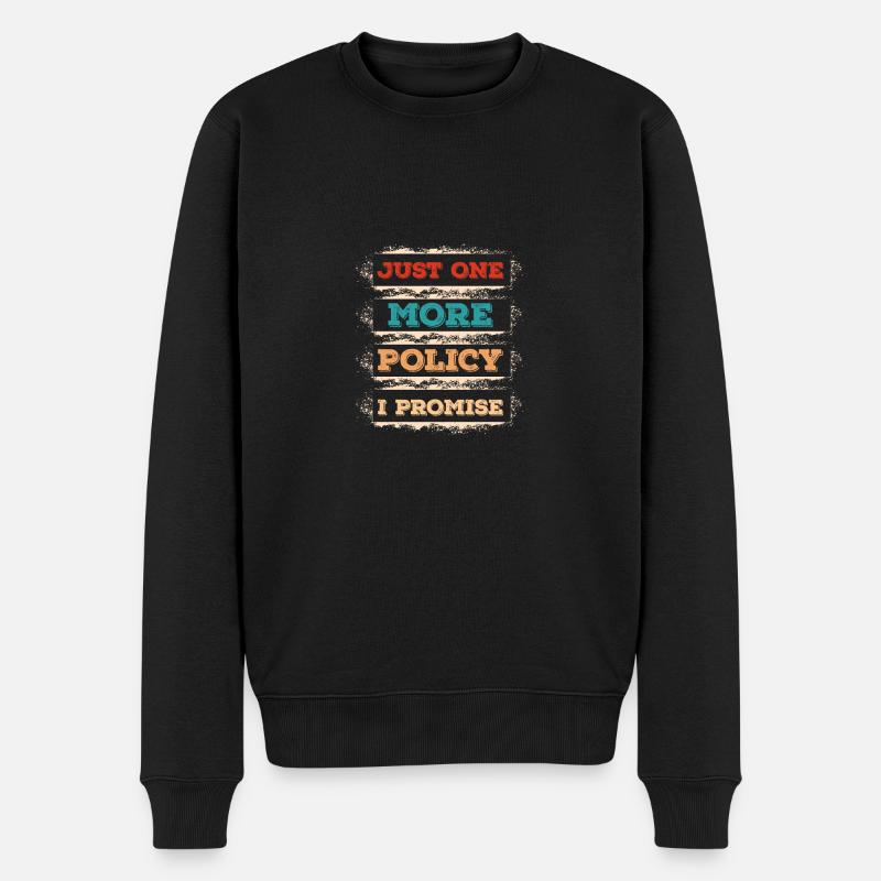 Assureur - Pull Premium bio Homme - noir