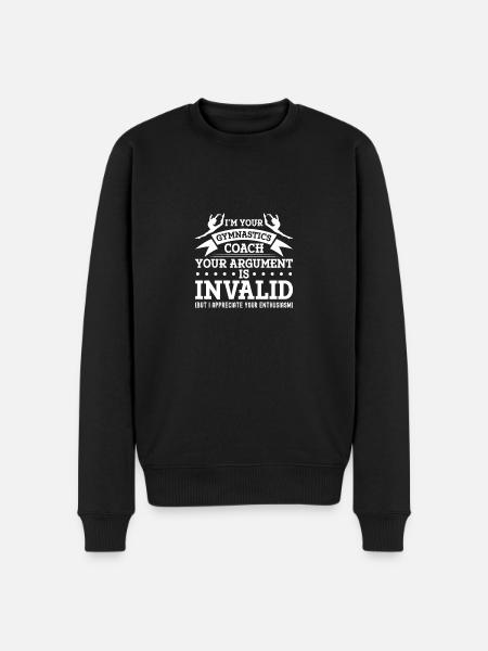 Gymnastics Trainer Gymnastics Trainer - Men's Premium Organic Jumper - black