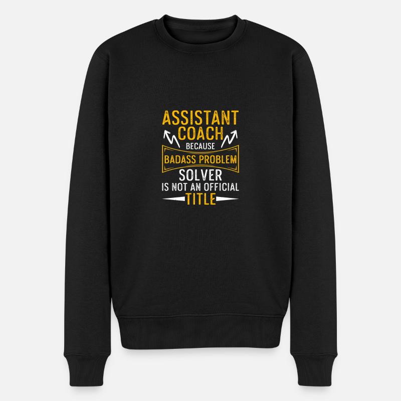 Assistant formateur - Pull Premium bio Homme - noir