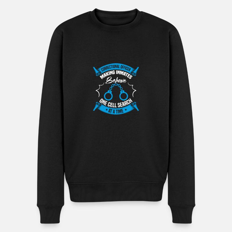 Geôlier - Pull Premium bio Homme - noir