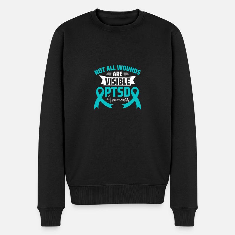 Sensibilisation au TSPT - Pull Premium bio Homme - noir