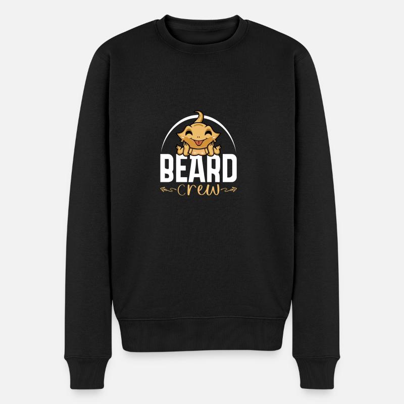 Dragon barbu - Pull Premium bio Homme - noir