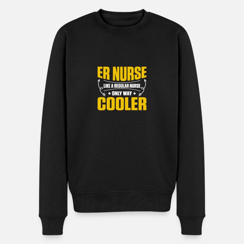 Infirmière à l’urgence - Pull Premium bio Homme - noir