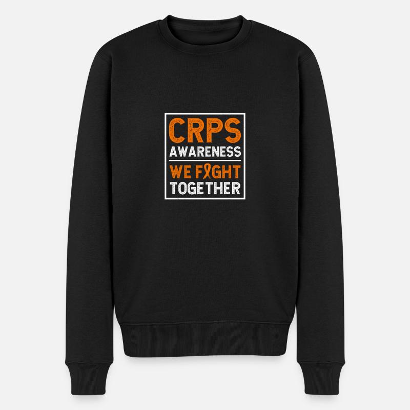 RSD CRPS-Bewusstsein - Männer Premium Bio Pullover - Schwarz