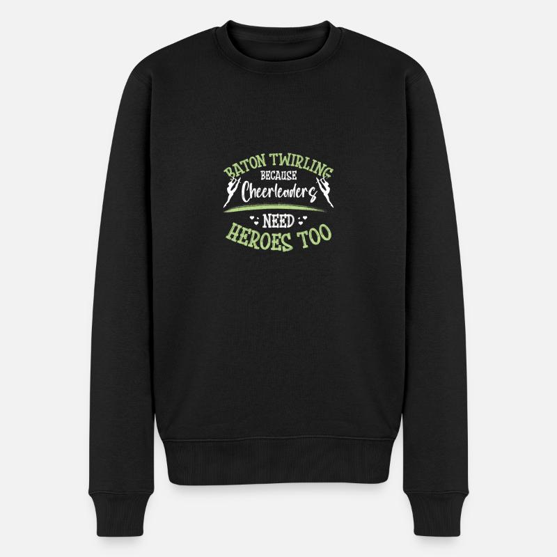 Majorette danseuse tambour-major - Pull Premium bio Homme - noir