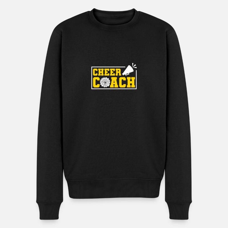 Cheerleading Coach Cheer Coach - Pull Premium bio Homme - noir