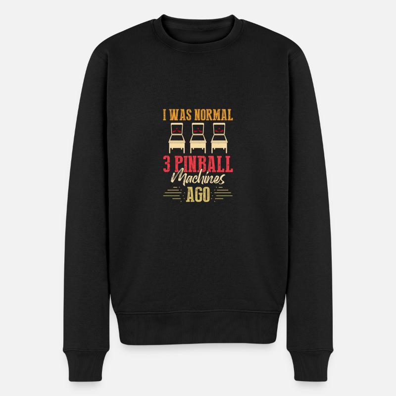 Joueur de flipper Flipper - Pull Premium bio Homme - noir