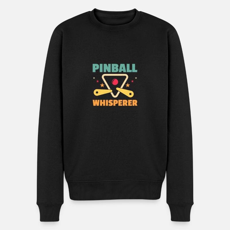 Joueur de flipper Flipper - Pull Premium bio Homme - noir