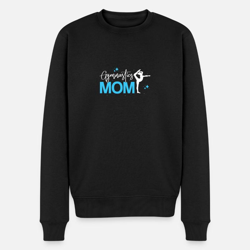Fière maman gymnastique - Pull Premium bio Homme - noir