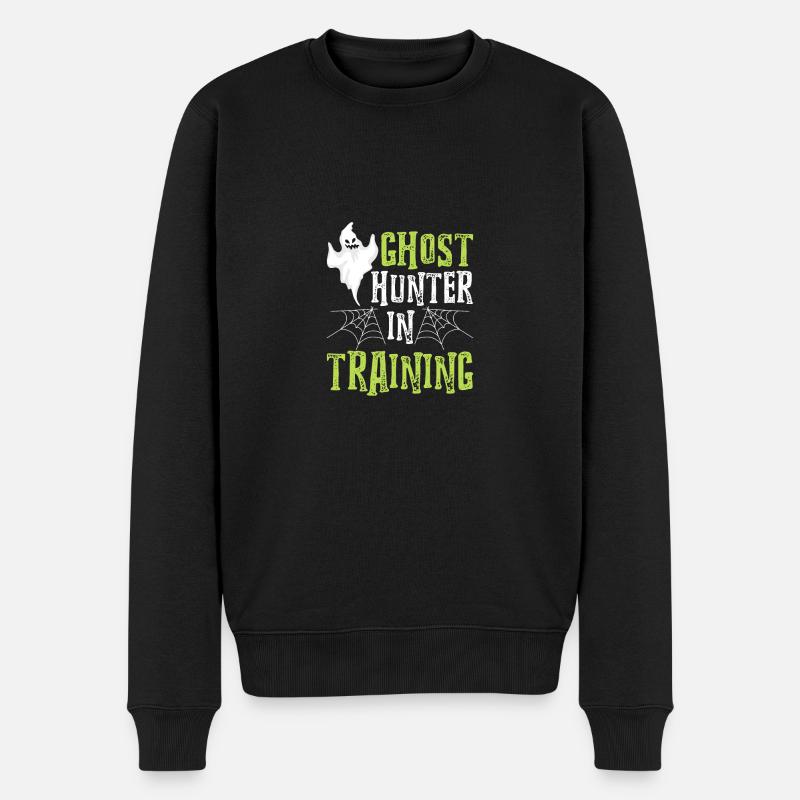 Paranormaler Ermittler Geisterjäger - Männer Premium Bio Pullover - Schwarz
